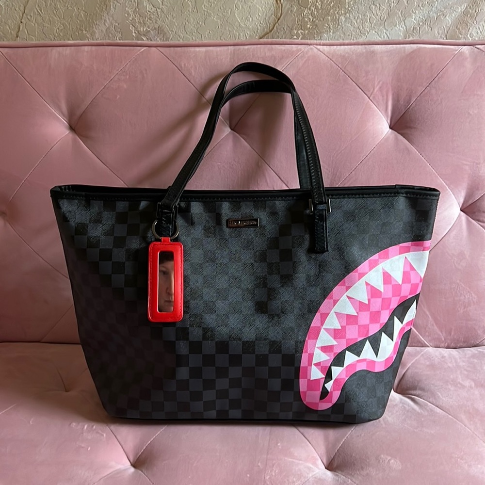 Sprayground Sharks in Candy tote
